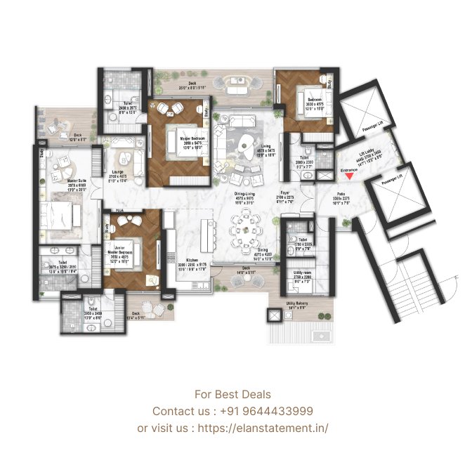 Elan The Statement tower elevation